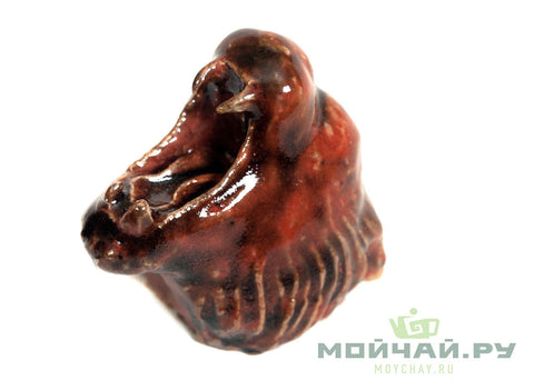 Theepot # 27584, houtstook/keramiek