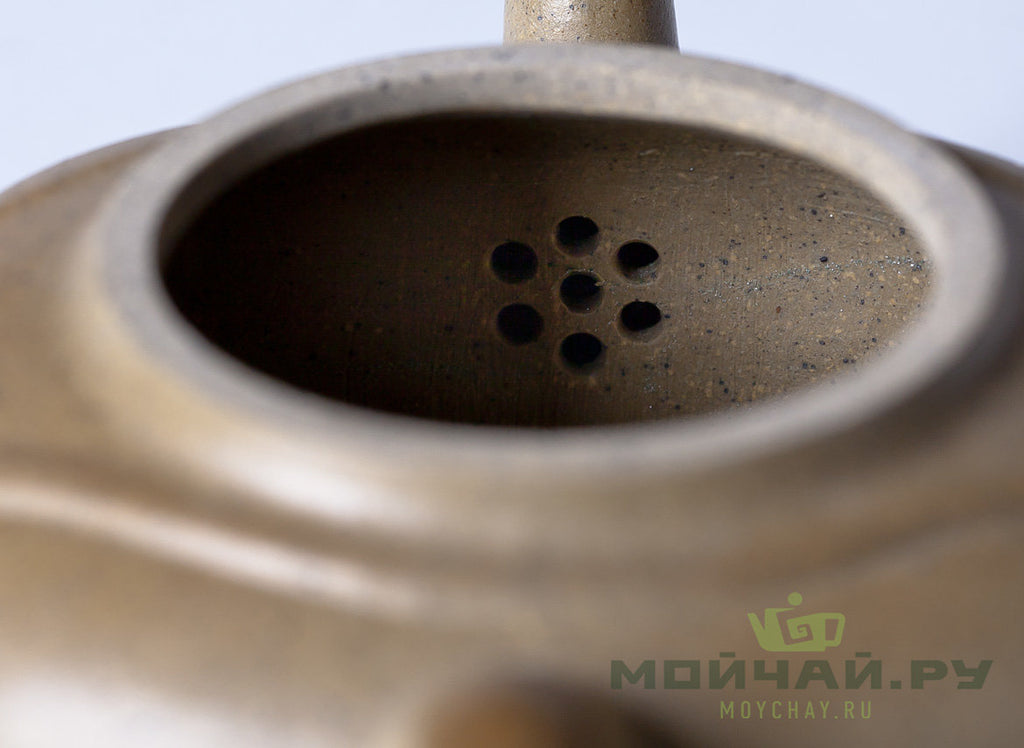Teapot # 21669, yixing clay, wood firing, 170 ml.
