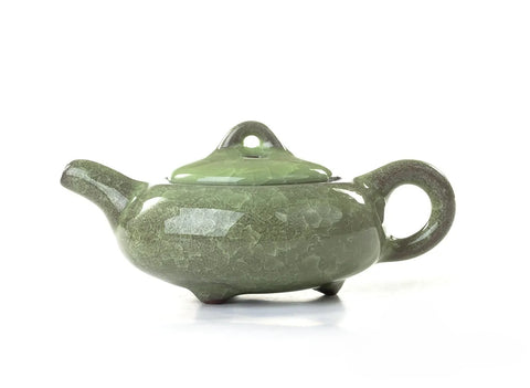 Tea ware set # 17378, porcelain, ice crack , (teapot 150 ml, 6 cups 50 ml)