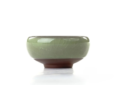 Tea ware set # 17378, porcelain, ice crack , (teapot 150 ml, 6 cups 50 ml)