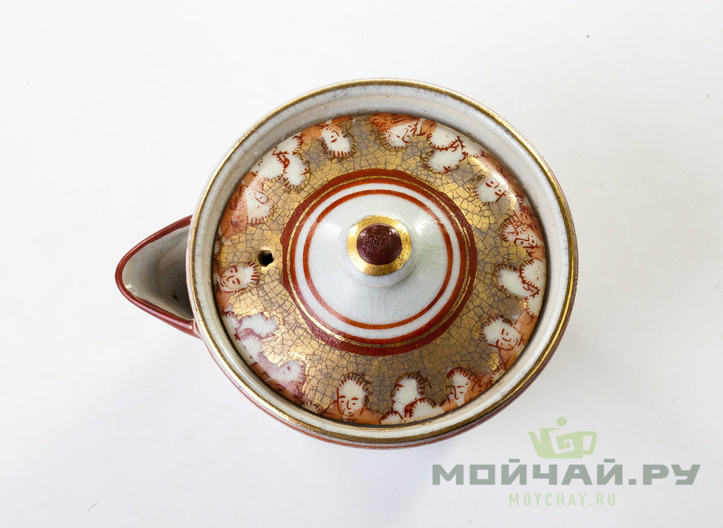 Set of antique teaware # 17399, porcelain (siboridashi 110 ml., pitcher 60 ml., 4 cup 30 ml.)