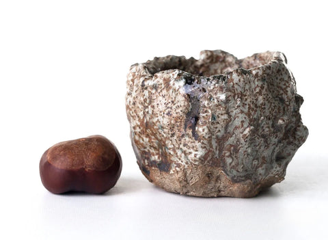 Beker # 27484, houtvuur/keramiek, 50 ml.