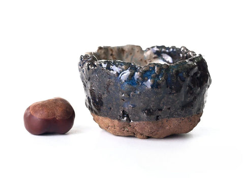 Beker # 27474, houtvuur/keramiek, 85 ml.