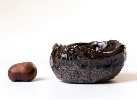 Beker # 26545, houtvuur/keramiek, 65 ml.