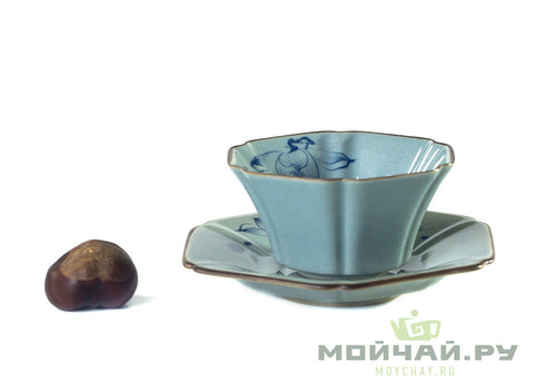 Cup with stand # 22051, ceramic, 55 ml.