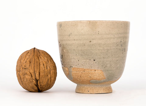 Beker # 29784, houtvuren/keramiek/handschilderen, 75 ml.