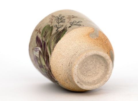 Beker # 29784, houtvuren/keramiek/handschilderen, 75 ml.