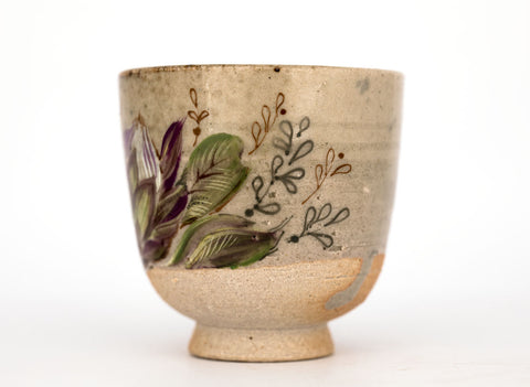 Beker # 29784, houtvuren/keramiek/handschilderen, 75 ml.