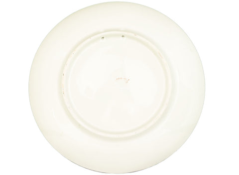 Colorfull Cameleon. Wood-fired hand painted porcelain Plate.