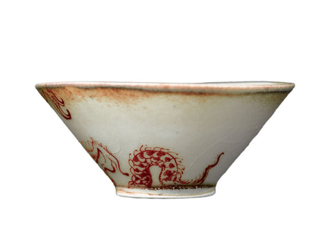 Tasse n° 32014, cuisson au bois/céramique/peinture à la main, 44 ml.