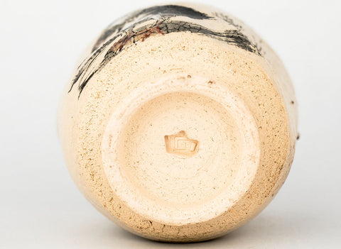 Tasse n° 32478, cuisson au bois/céramique/peinture à la main, 165 ml.