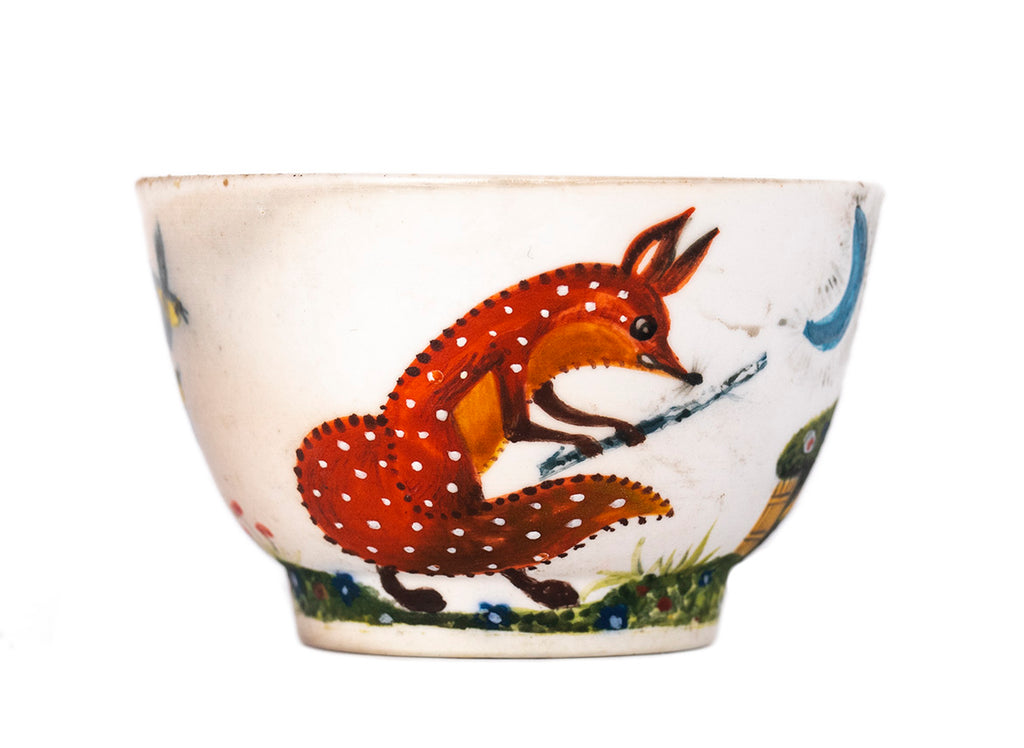 Cup # 32890, wood firing/ceramic/hand painting, 110 ml.