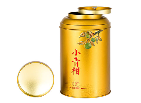 Steel tea caddy # 33376