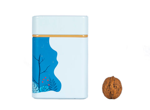 Steel tea caddy # 33393