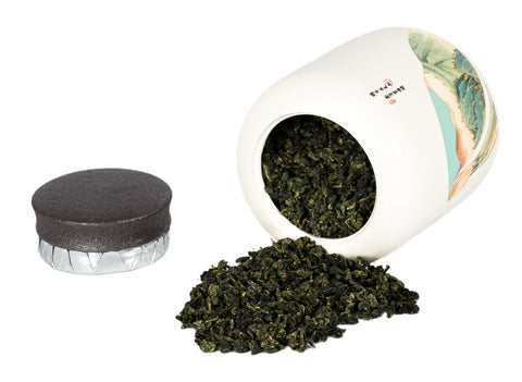 Gift tea set (2 teamesh) # 33442, porcelain