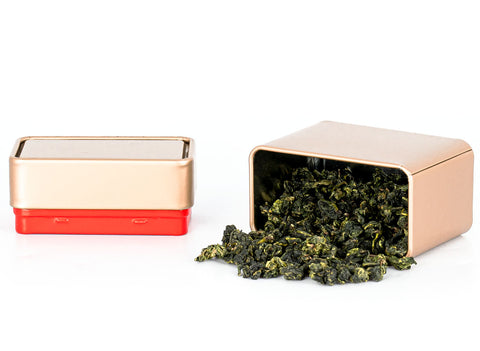 Gift pack (12 steel tea caddies with bag) # 33430