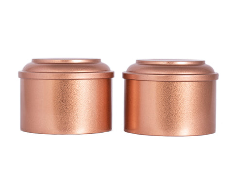 Gift pack (3 steel tea caddies with bag) # 33419