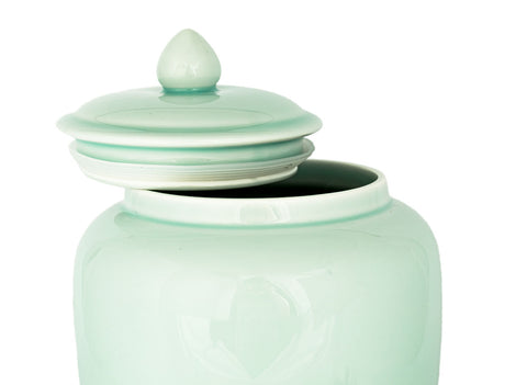 Teacaddy with gift box # 33467, porcelain