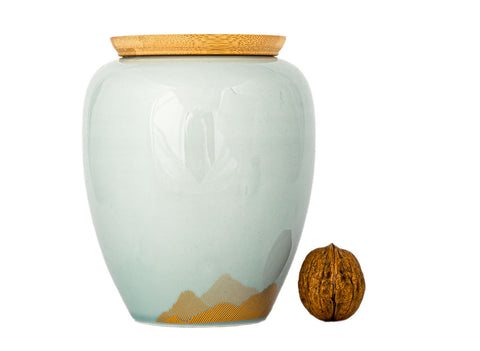 Gift tea set (2 tea caddies) # 33458, porcelain