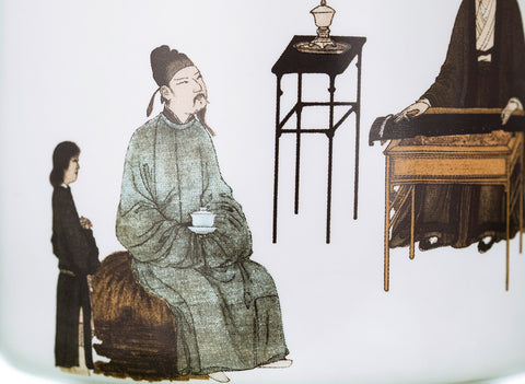 Gift tea set (2 teamesh) # 33440, porcelain