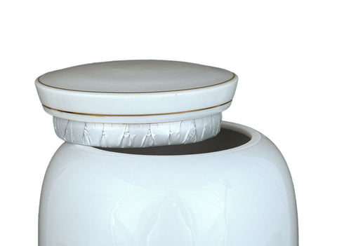 Teacaddy with gift box # 33464, porcelain