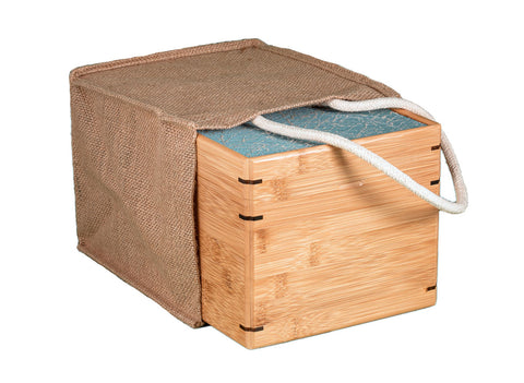 Teacaddy with gift box # 33464, porcelain