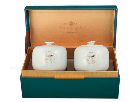 Geschenk-Teeset (2 Teedosen) Nr. 33438, Porzellan