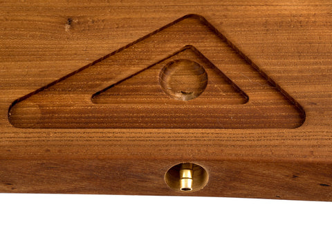 Plateau à thé artisanal de l'auteur n° 33735, bois