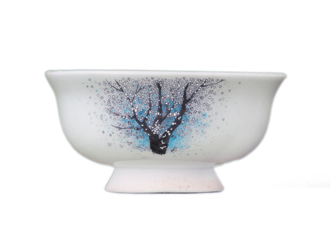 Beker # 33690, houtvuren/keramiek/handschilderen, 80 ml.