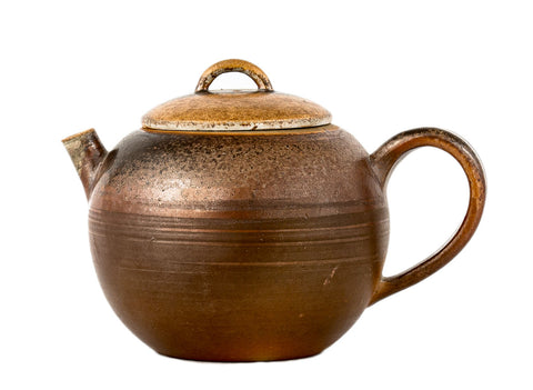 Teapot # 33822, wood firing, ceramic, Dehua, 200 ml.