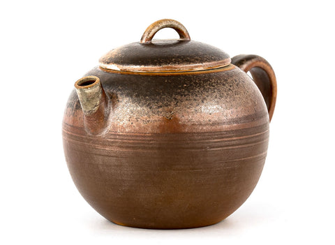 Theepot nr. 33822, houtgestookt, keramiek, Dehua, 200 ml.