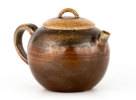 Theepot nr. 33822, houtgestookt, keramiek, Dehua, 200 ml.