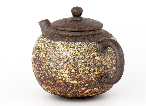 Theepot # 33836, houtgestookt, keramiek, Dehua, 300 ml