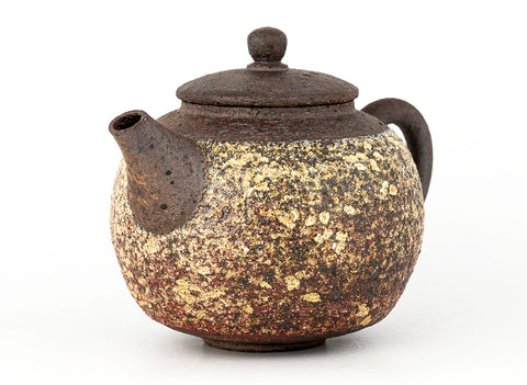 Theepot # 33836, houtgestookt, keramiek, Dehua, 300 ml