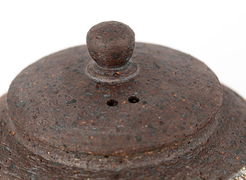 Theepot # 33836, houtgestookt, keramiek, Dehua, 300 ml