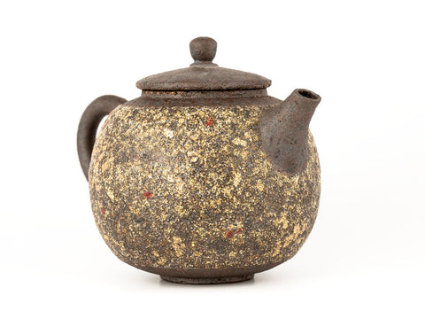 Theepot nr. 33830, houtgestookt, keramiek, Dehua, 320 ml.