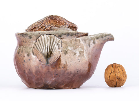 Gaiwan (Shiboridashi) # 33851, wood firing, ceramic, Dehua, 420 ml.