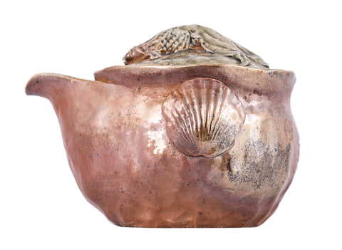 Gaiwan (Shiboridashi) # 33851, wood firing, ceramic, Dehua, 420 ml.