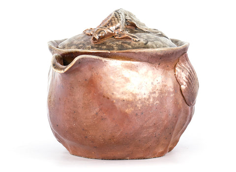 Gaiwan (Shiboridashi) # 33851, wood firing, ceramic, Dehua, 420 ml.