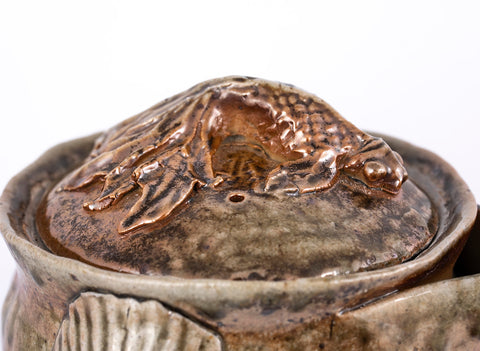 Gaiwan (Shiboridashi) # 33851, wood firing, ceramic, Dehua, 420 ml.