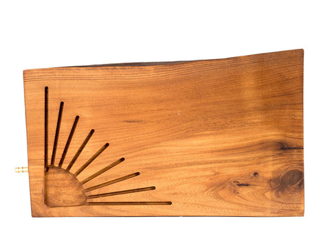 Plateau à thé artisanal de l'auteur n° 33878, bois