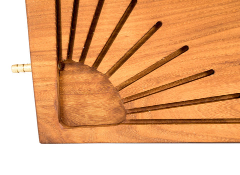 Plateau à thé artisanal de l'auteur n° 33878, bois