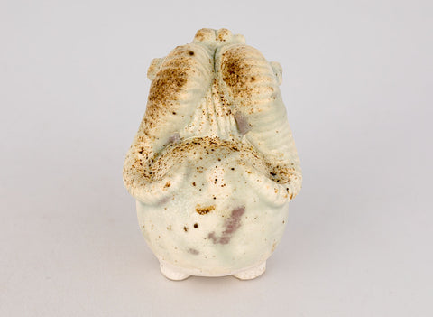 Theepot # 30242, houtstook/keramiek