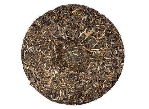 Sheng puer from the trees of Wengji village, Jingmai mountains, 2021, 357 g