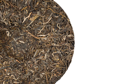 Sheng puer from the trees of Wengji village, Jingmai mountains, 2021, 357 g