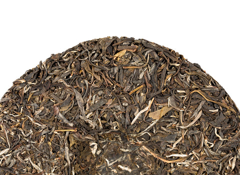 Sheng puer from the trees of Wengji village, Jingmai mountains, 2021, 357 g