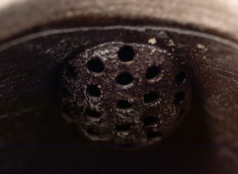 Theepot nr. 34990, houtgestookt/keramisch, 220 ml.