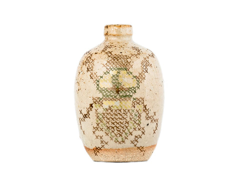 Vaas # 35379, houtvuren/keramiek/handschildering