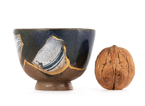 Cup # 35332, wood firing/ceramic/hand painting, 98 ml.