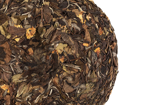 Hua Bai Cha (Fuding white tea with tea flowers), 357 g